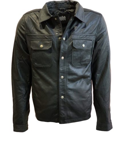 Leren heren blouse- Cello - bestel bij BK Leder Leren heren blouse- Cello