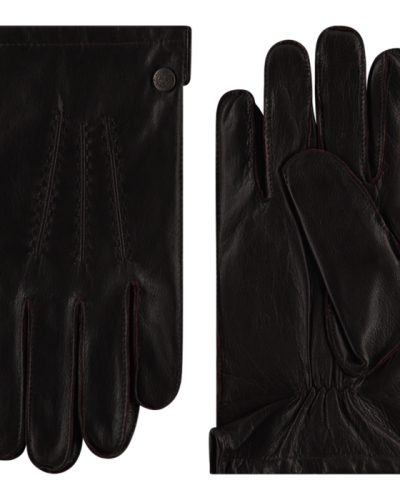 Handschoenen heren Laimbock Dudley – Espresso - bestel bij BK Leder Handschoenen heren Laimbock Dudley – Espresso