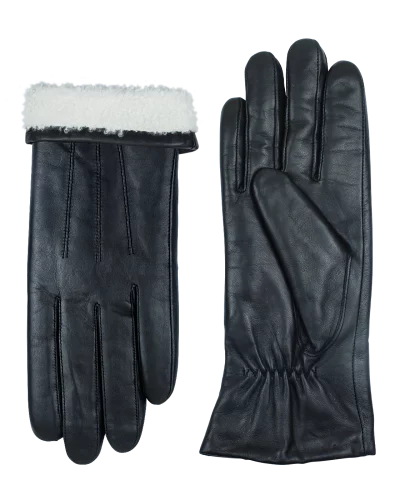 Handschoenen dames leren Laimbock Highworth – Zwart - bestel bij BK Leder Handschoenen dames leren Laimbock Highworth - Zwart