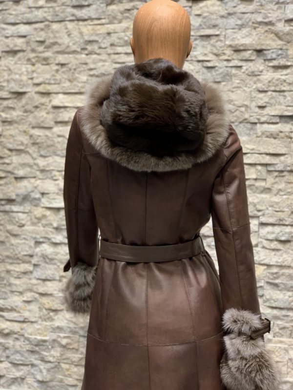 Lammy coat bruin parka bestellen - BK Leder