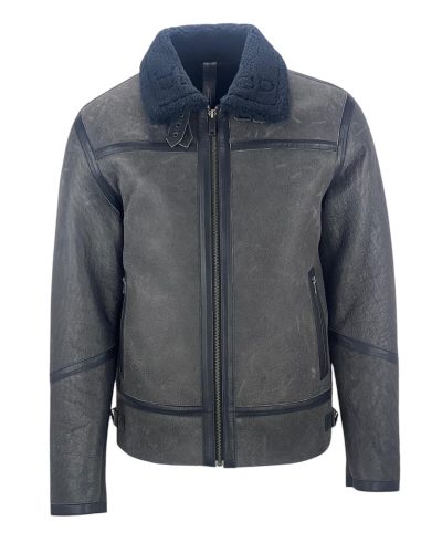 Heren Grijze lammy coat -Antarctica bestellen - BK Leder