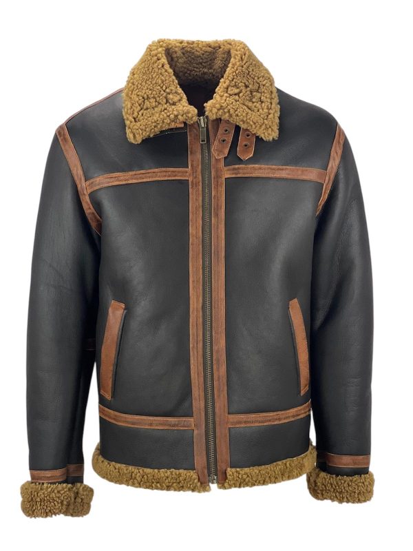 Heren Bruine lammy coat - Vagabond