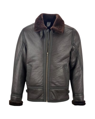 Heren Bruine lammy coat -Antarctica bestellen - BK Leder