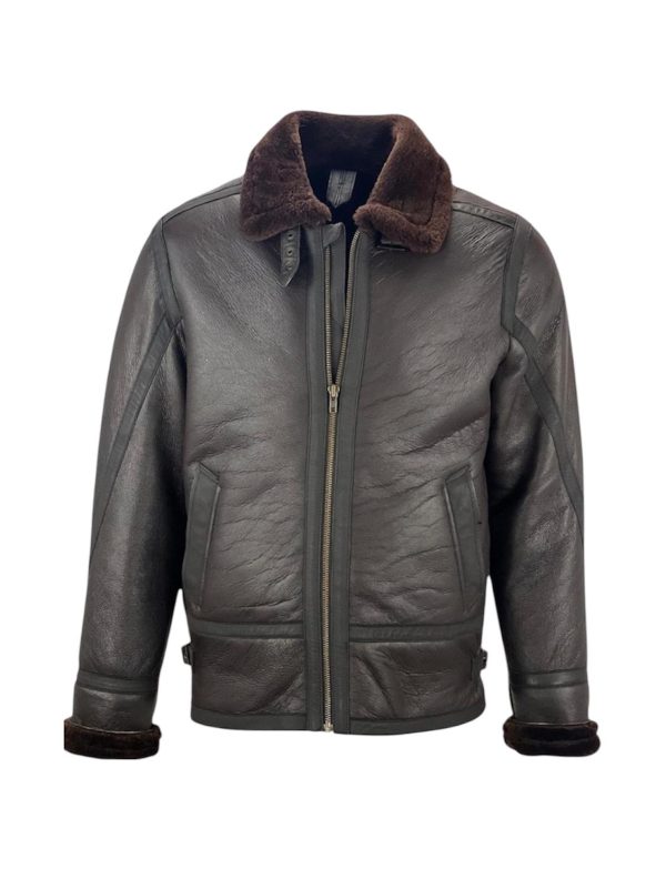 Heren Bruine lammy coat -Antarctica bestellen - BK Leder