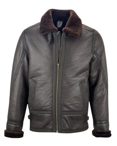 Heren Bruine lammy coat -Antarctica bestellen - BK Leder