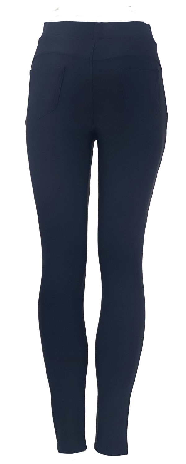 Blauw dames  strech broek- Anna