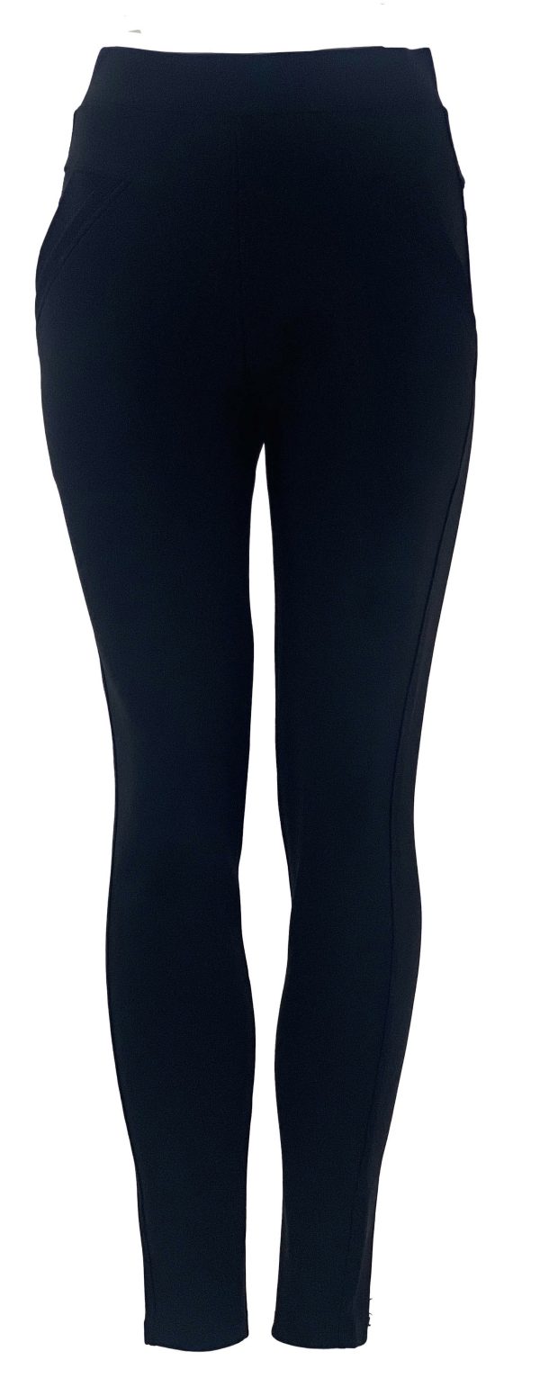 Blauw dames  strech broek- Anna - Afbeelding 4