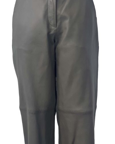 Leren Dames broek Grijs - Bonita