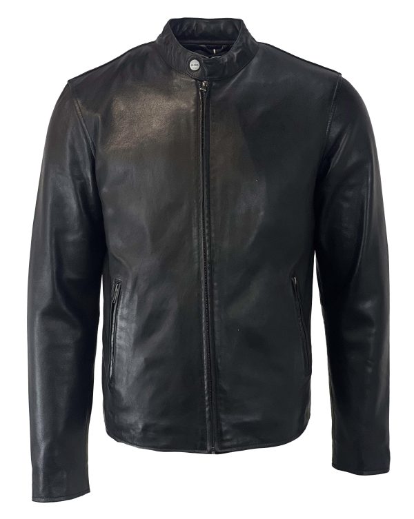 Leren heren zwart jas-Armanio - Afbeelding 3