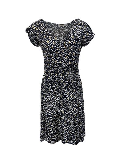Korte Zwarte Zomerjurk Met Gouden Details - Dareen