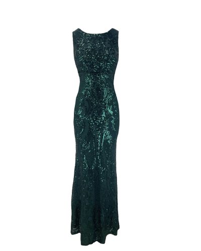 Groene Galajurk Met Open Rug - Delilah