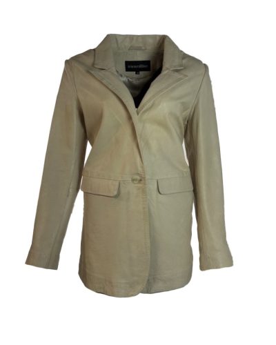 Echt leren kit blazer - Ivery