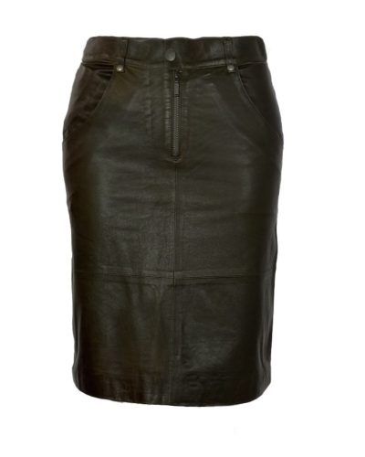 Echt leren korte rok – Aveen - bestel bij BK Leder Echt leren korte rok - Aveen