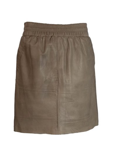 Echt leren roze korte rok – Bea - bestel bij BK Leder Echt leren roze korte rok - Bea