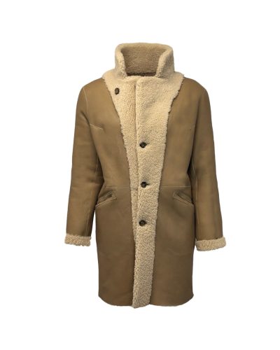 Dames echt leren nude lammy coat – Diane - bestel bij BK Leder Dames echt leren nude lammy coat - Diane