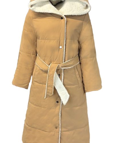 Dames winter camel lange jas - Espana