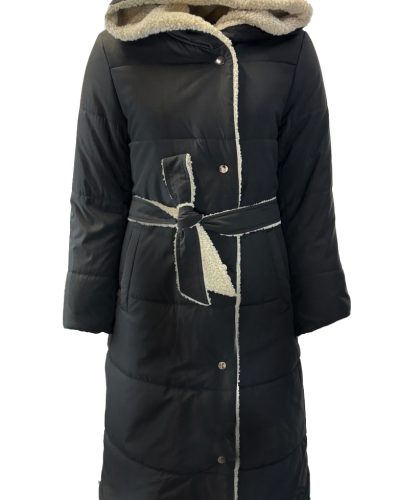 Dames zwart winter lange jas - Espana