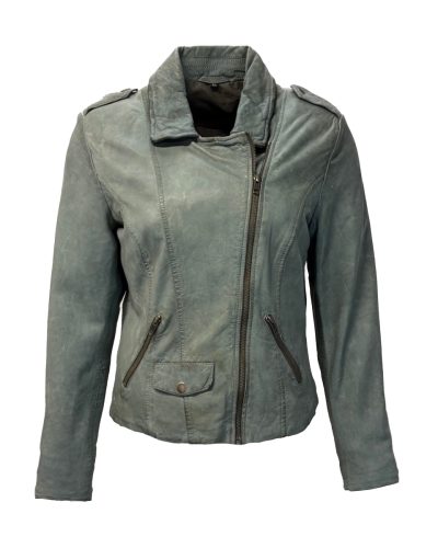 Echt leren blauw korte jas – Stravo-P - bestel bij BK Leder Echt leren blauw korte jas - Stravo-P