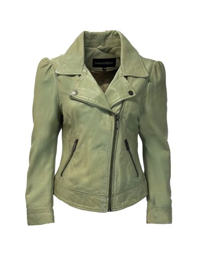 Echt leren munt korte jas – Athena - bestel bij BK Leder Echt leren munt korte jas - Athena