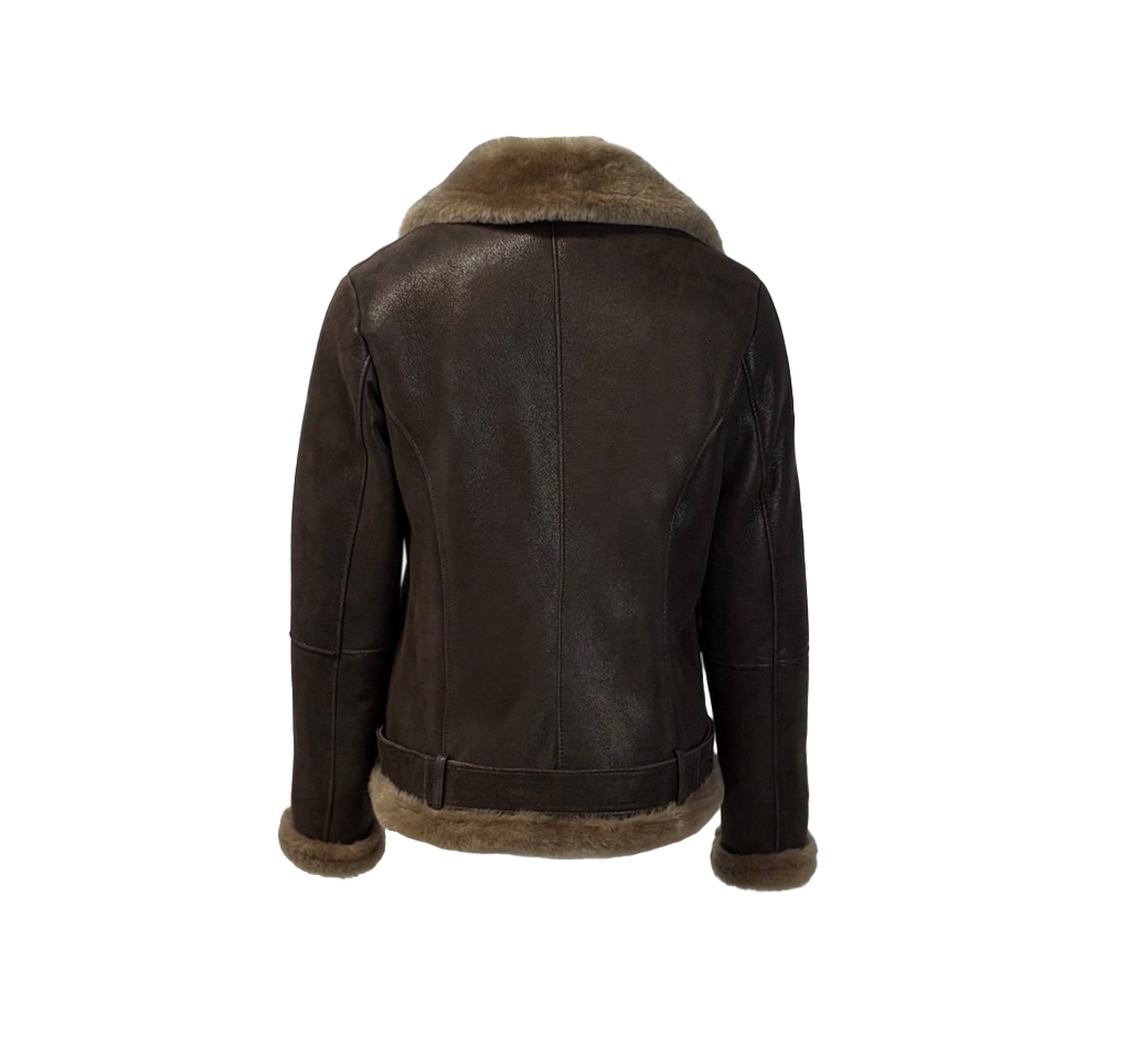 Lammy gele kort jas dames -Ritana - bestel bij BK Leder Lammy gele kort jas dames -Ritana - Afbeelding 3