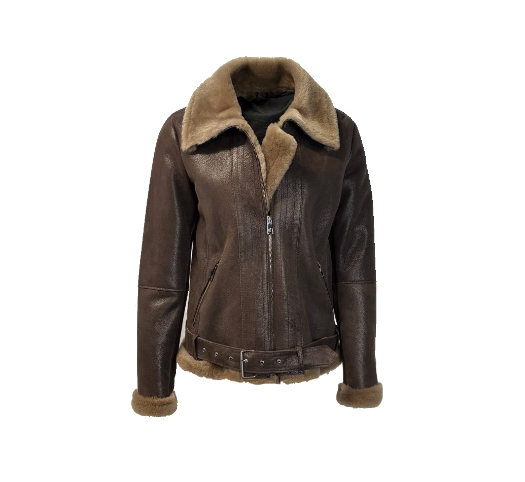 Lammy gele kort jas dames -Ritana - bestel bij BK Leder Lammy gele kort jas dames -Ritana - Afbeelding 5