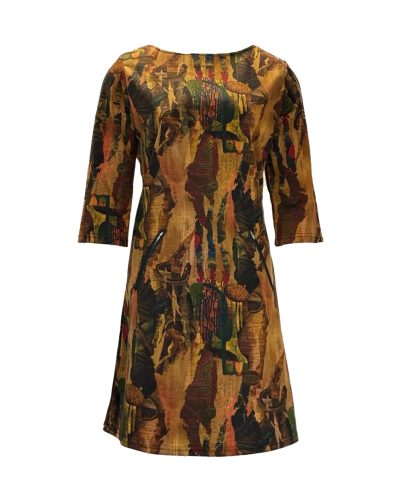 Dames copper korte jurk- Bliera - bestel bij BK Leder Dames copper korte jurk- Bliera