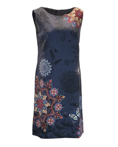 Dames blauw korte jurk- Bloisie - bestel bij BK Leder Dames blauw korte jurk- Bloisie