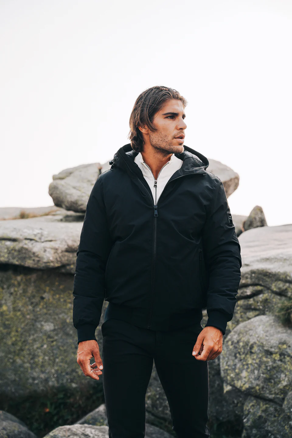 Heren Zwarte Puffer Winterjas -MONTANA CROSS Redskins - bestel bij BK Leder Heren Zwarte Puffer Winterjas -MONTANA CROSS Redskins