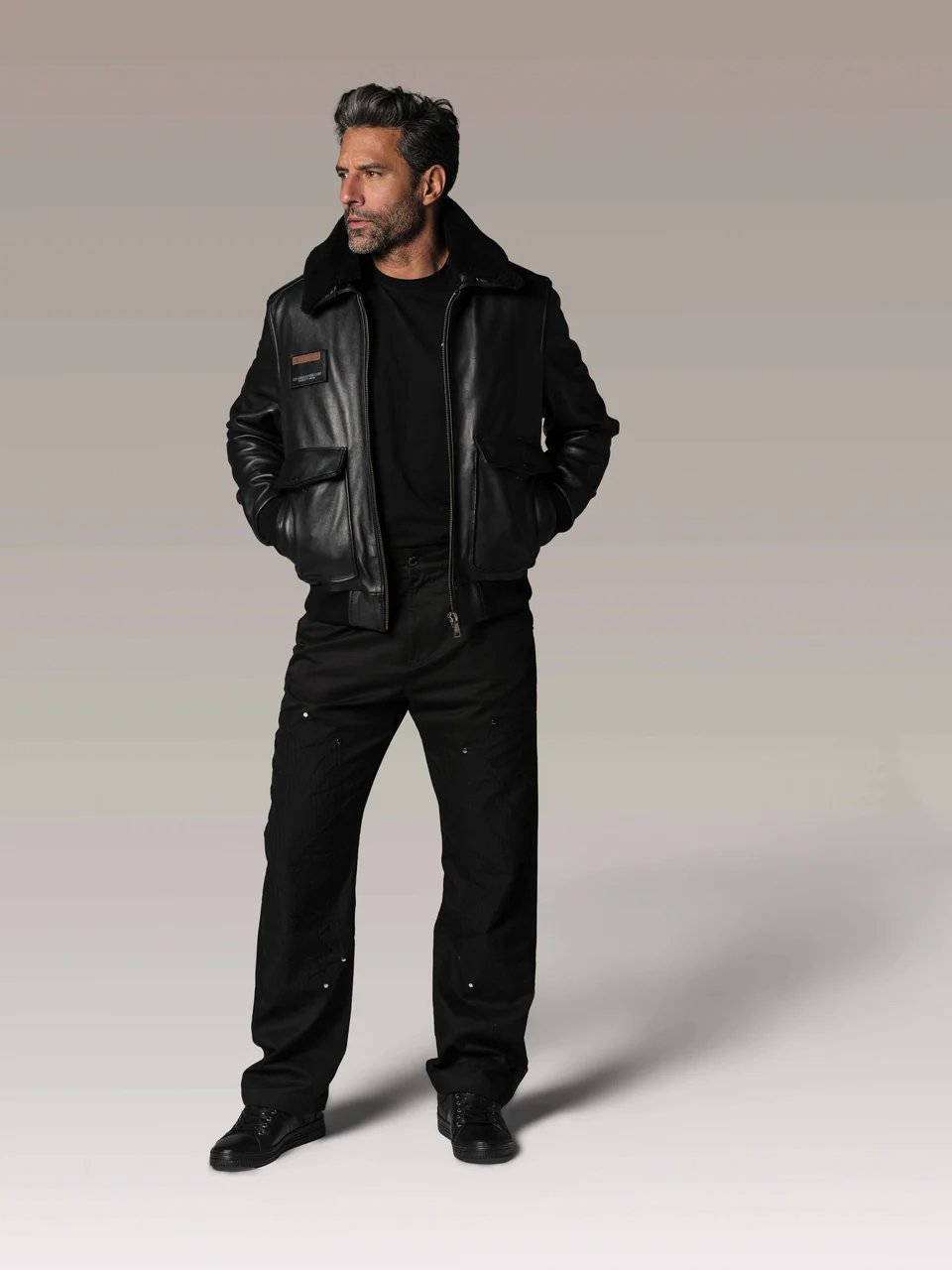 Redskins Zwart Leren Pilotenjack – Flight Airborne - bestel bij BK Leder Redskins Zwart Leren Pilotenjack - Flight Airborne - Afbeelding 5