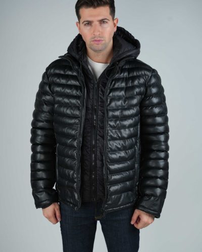 Redskins Zwart Leren Heren winterjas – LORD OSLO - bestel bij BK Leder Redskins Zwart Leren Heren winterjas – LORD OSLO