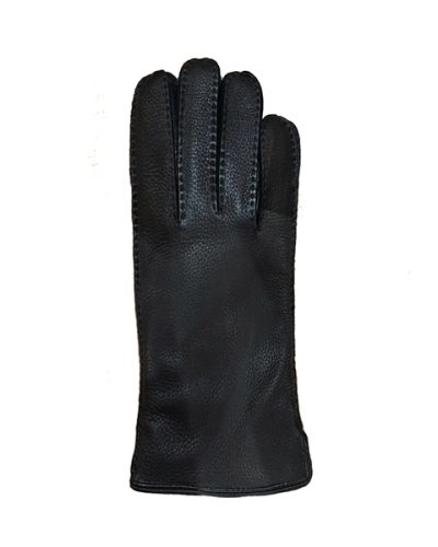 Dames zwart echt leren handschoenen - JIJI